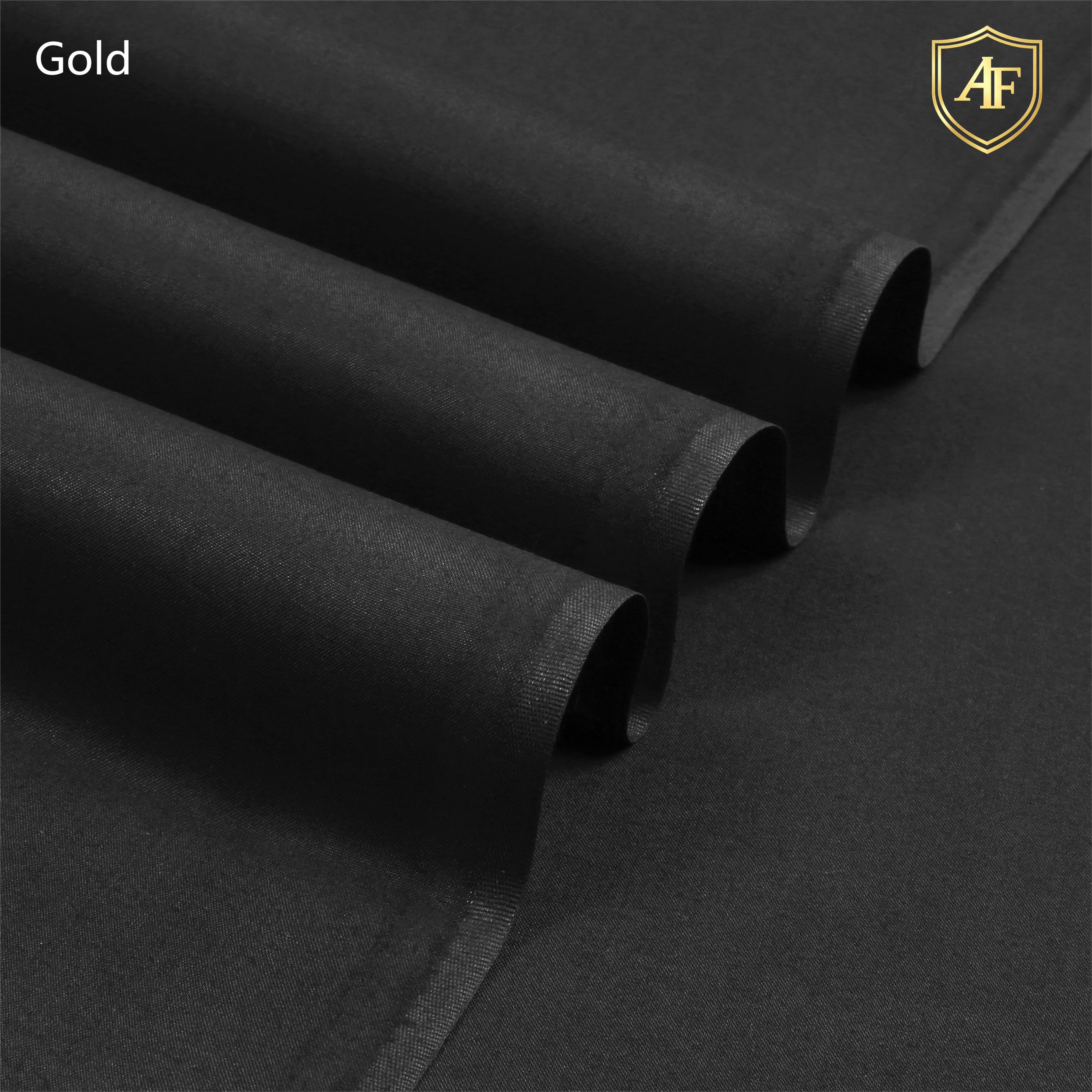 AF Cotton – Gold Quality - Jet Black