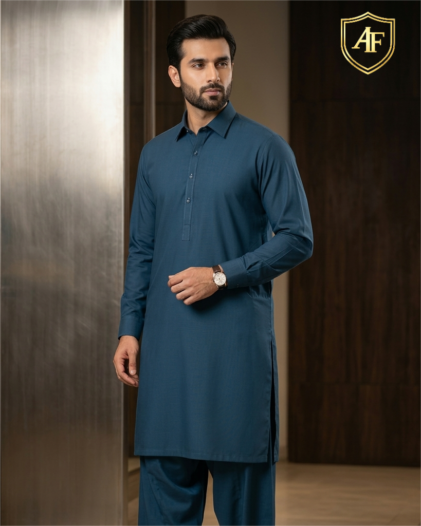 AF Cotton – Gold Quality - Dark Teal