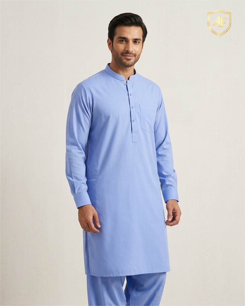 AF Cotton – Silver Quality - Cornflower Blue